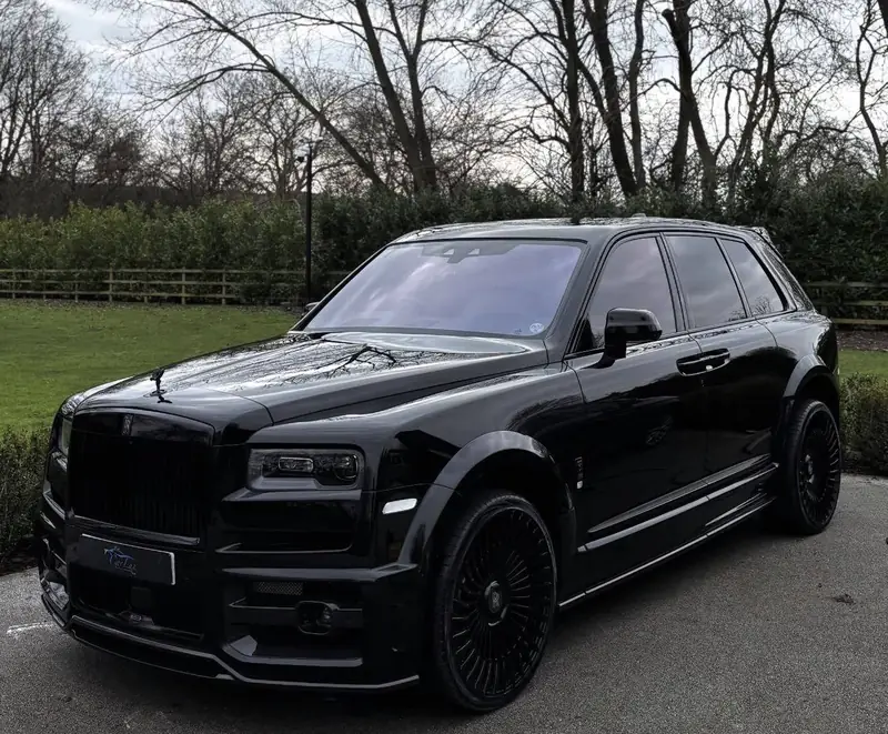 Black Rolls Royce with ceramic coating