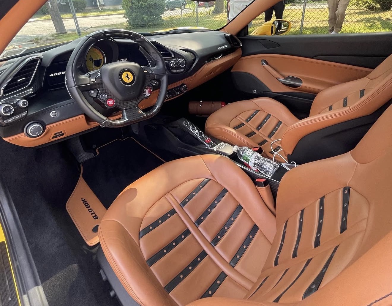 Ferrari interior detailed