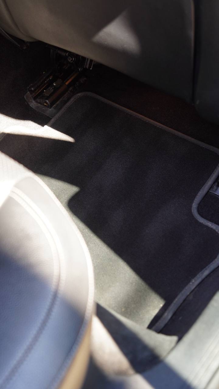 Clean carpet after interior detailing