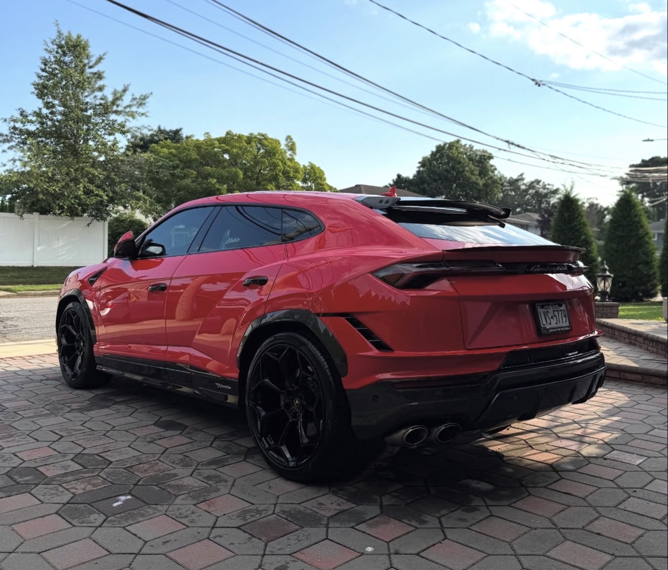 Rear angle of detailed vehicle